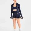 Empower nahtlose Jacke mit durchgehendem Reißverschluss