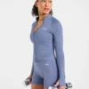 Empower nahtlose Jacke mit durchgehendem Reißverschluss