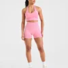 Empower nahtloses Crop-Top mit Neckholder