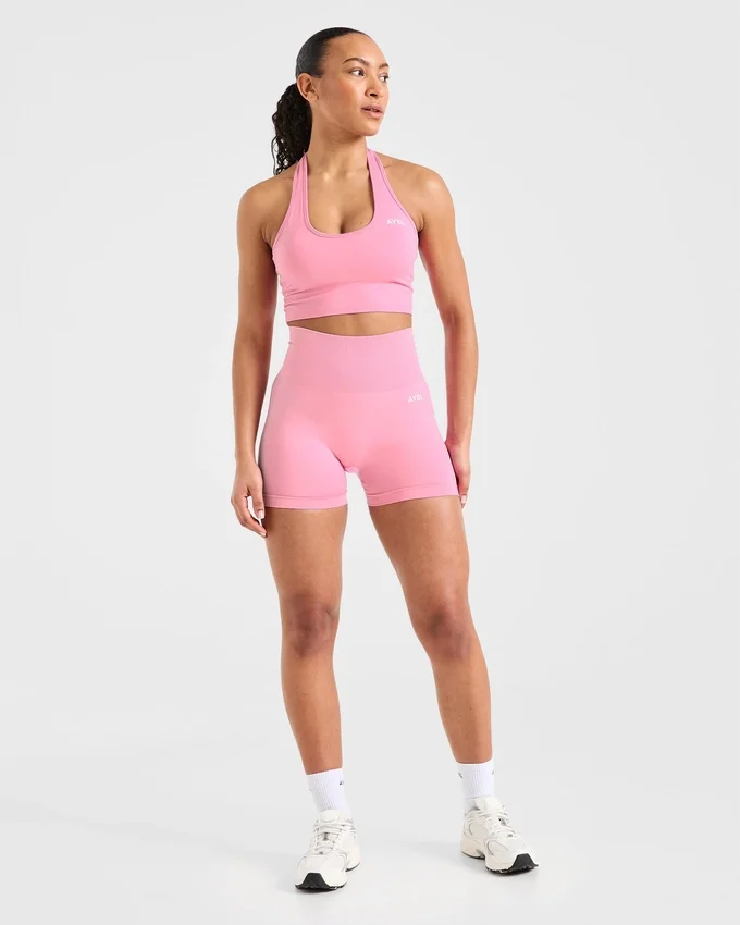 Empower nahtloses Crop-Top mit Neckholder
