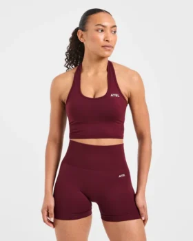 Empower nahtloses Crop-Top mit Neckholder