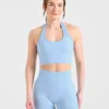 Empower nahtloses Crop-Top mit Neckholder