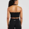Empower nahtloses Crop-Top mit Neckholder