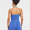 Empower nahtloses Crop-Top mit Neckholder