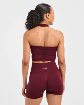 Empower nahtloses Crop-Top mit Neckholder