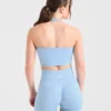Empower nahtloses Crop-Top mit Neckholder