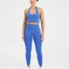 Empower nahtloses Crop-Top mit Neckholder