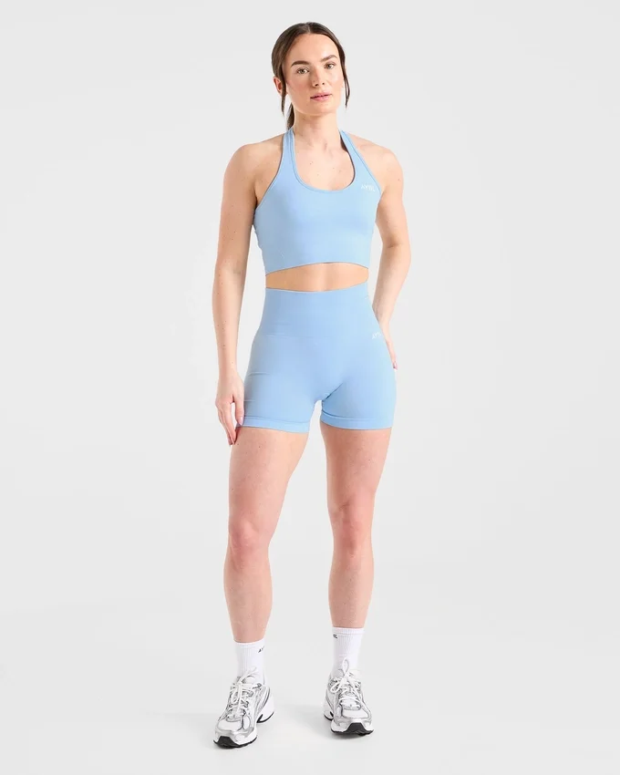 Empower nahtloses Crop-Top mit Neckholder