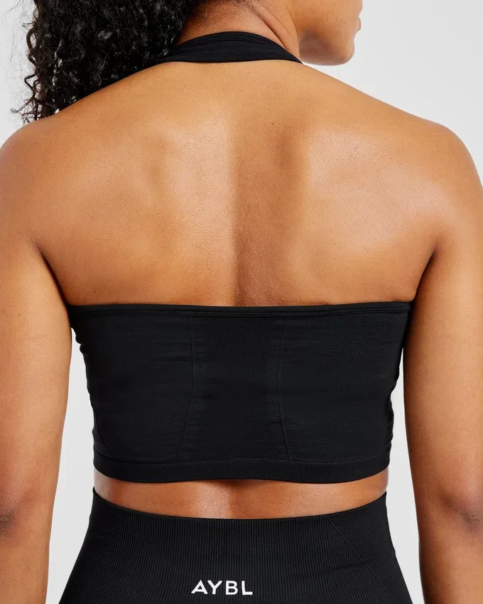 Empower nahtloses Crop-Top mit Neckholder