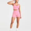 Empower nahtloses Crop-Top mit Neckholder