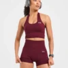 Empower nahtloses Crop-Top mit Neckholder