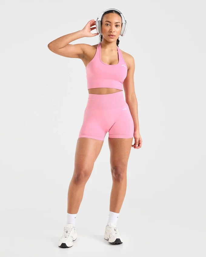 Empower nahtloses Crop-Top mit Neckholder