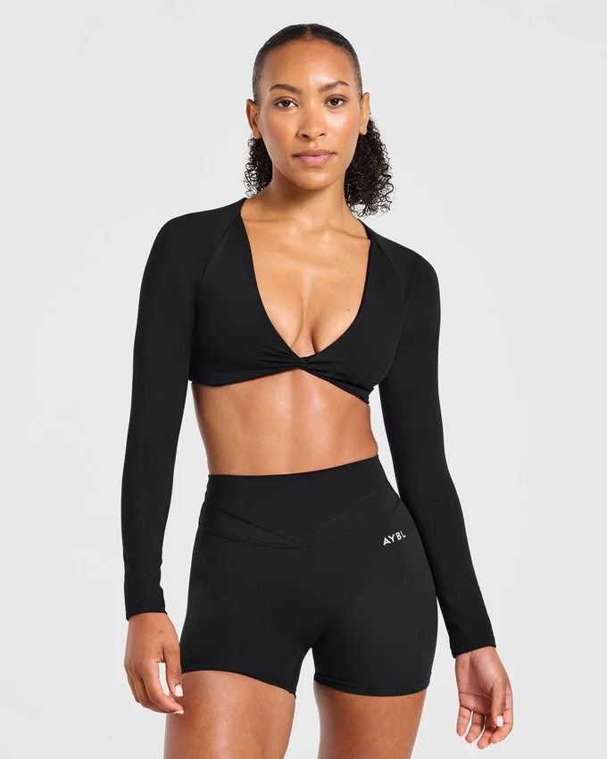 Engage Langarm-Crop-Top