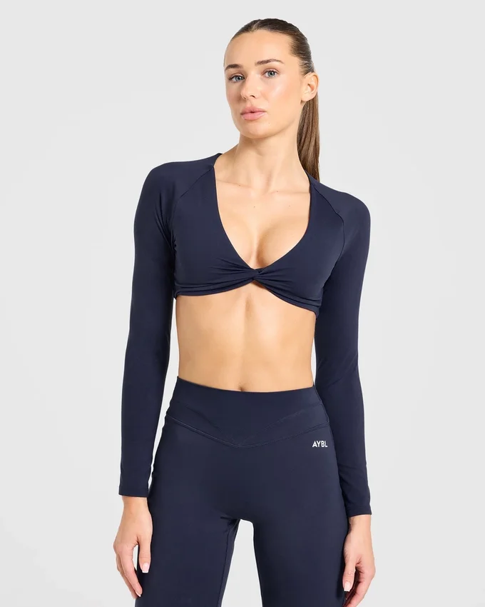 Engage Langarm-Crop-Top