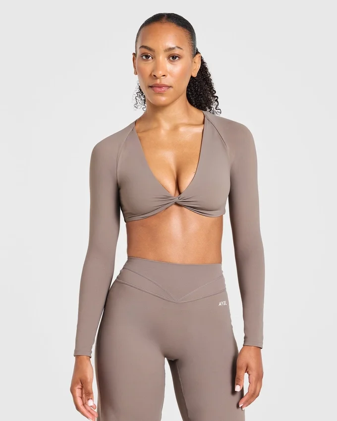 Engage Langarm-Crop-Top