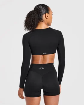 Engage Langarm-Crop-Top