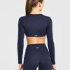 Engage Langarm-Crop-Top