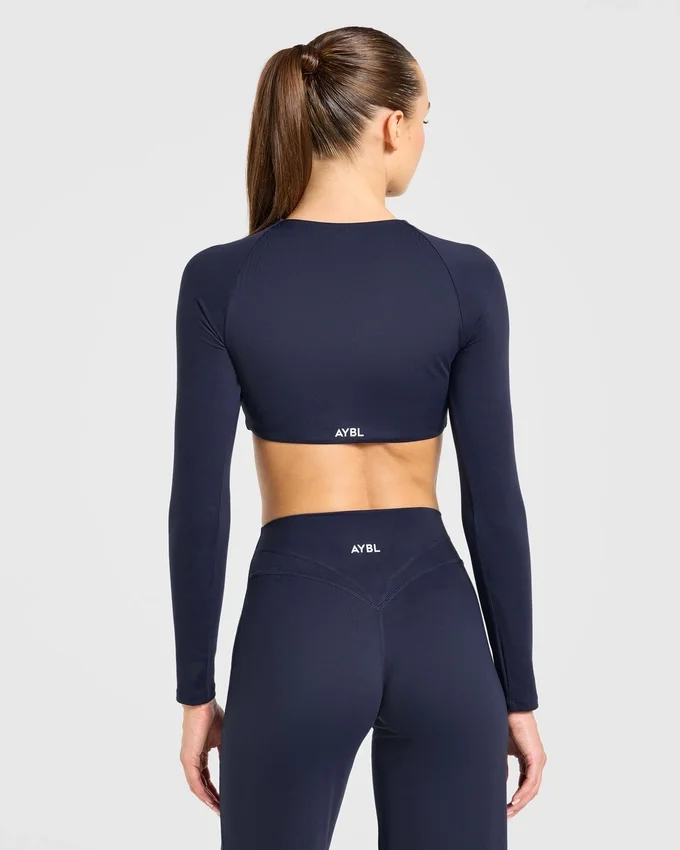 Engage Langarm-Crop-Top