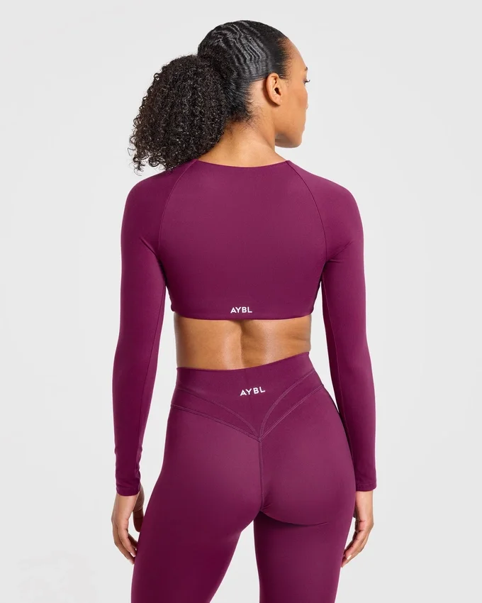 Engage Langarm-Crop-Top