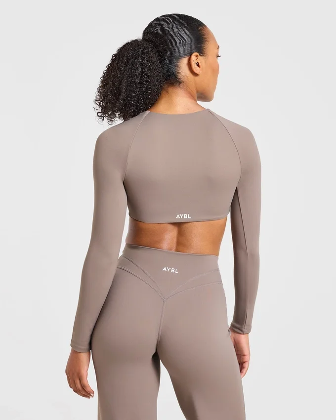 Engage Langarm-Crop-Top