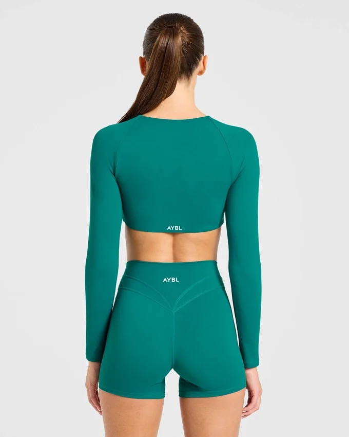 Engage Langarm-Crop-Top