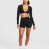 Engage Langarm-Crop-Top