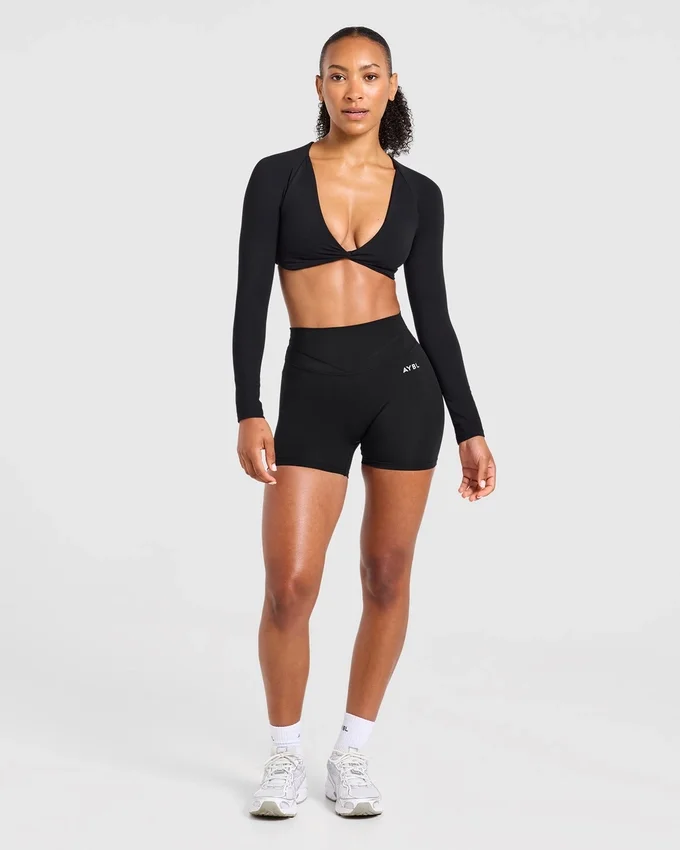 Engage Langarm-Crop-Top
