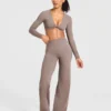 Engage Langarm-Crop-Top