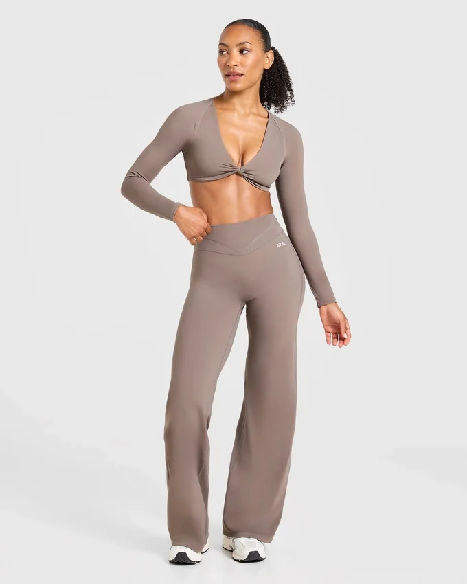 Engage Langarm-Crop-Top