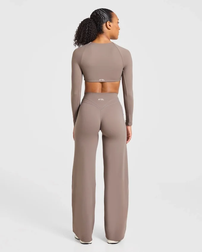 Engage Langarm-Crop-Top