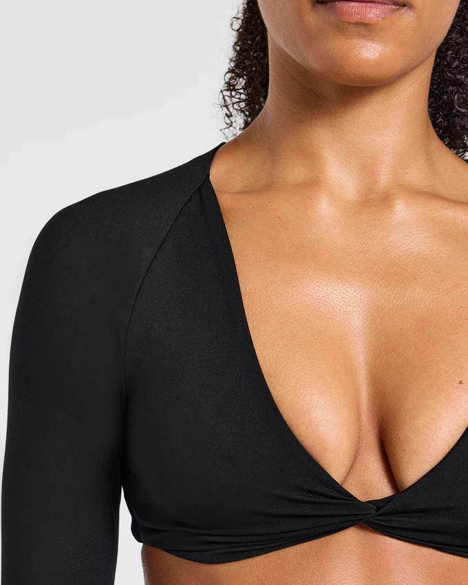 Engage Langarm-Crop-Top