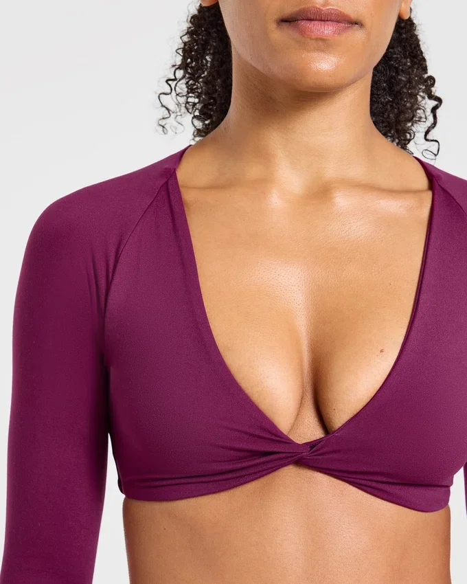 Engage Langarm-Crop-Top