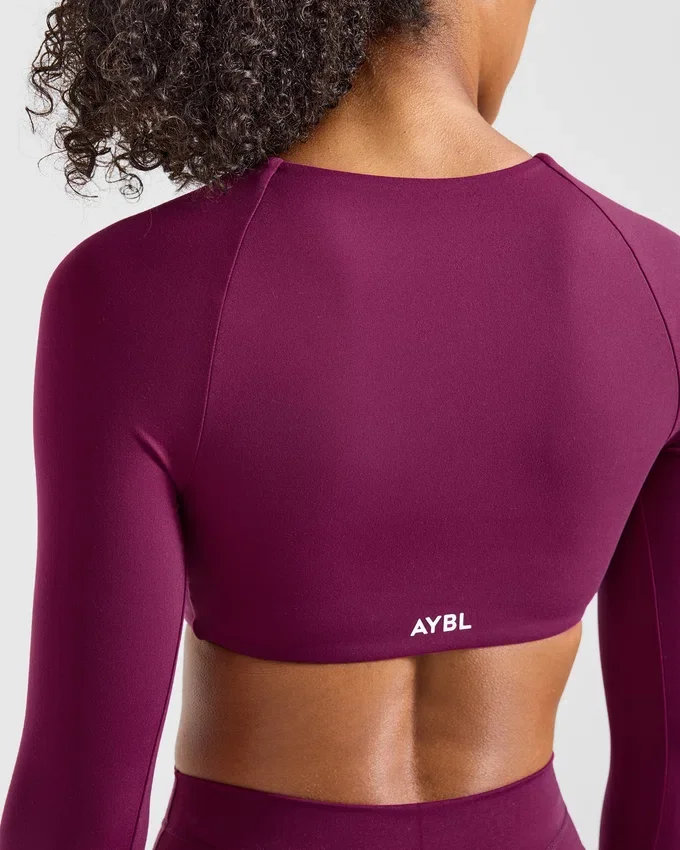 Engage Langarm-Crop-Top