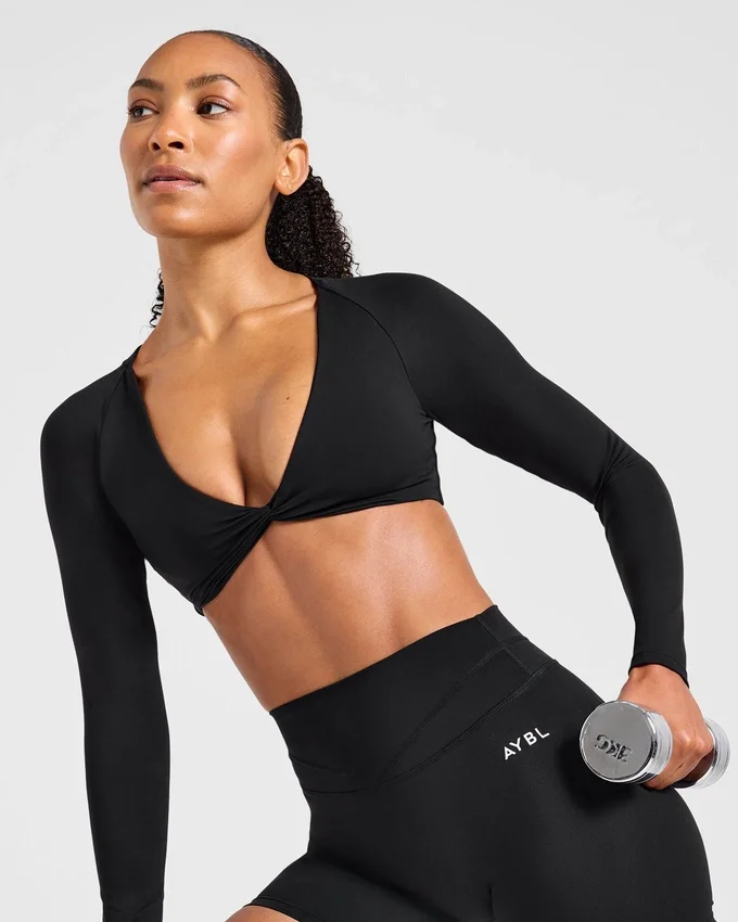 Engage Langarm-Crop-Top