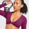 Engage Langarm-Crop-Top