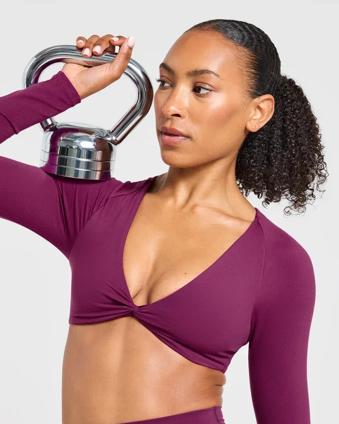 Engage Langarm-Crop-Top