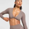 Engage Langarm-Crop-Top