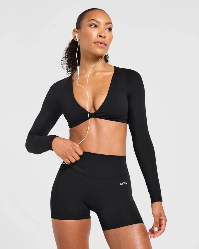 Engage Langarm-Crop-Top