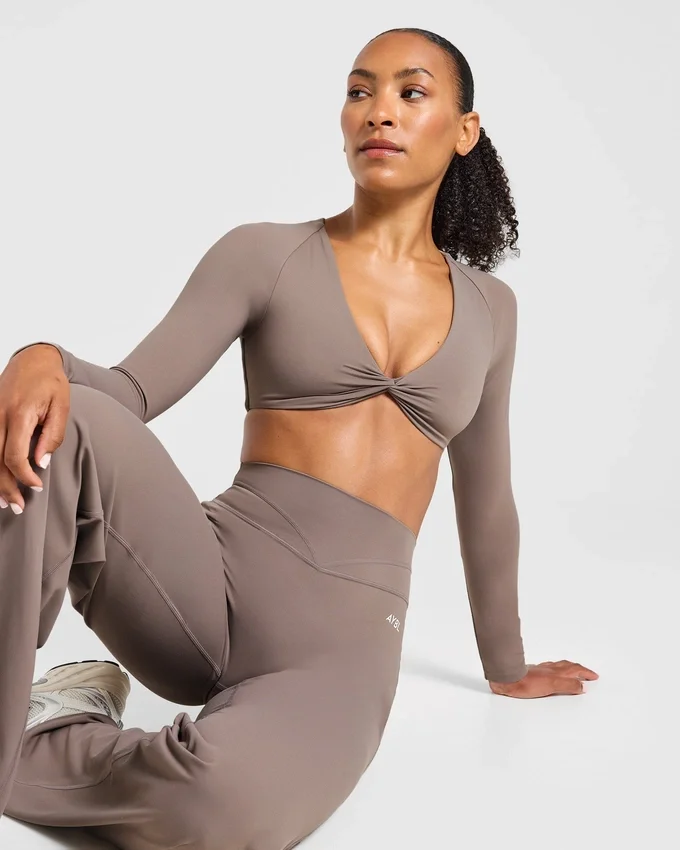 Engage Langarm-Crop-Top