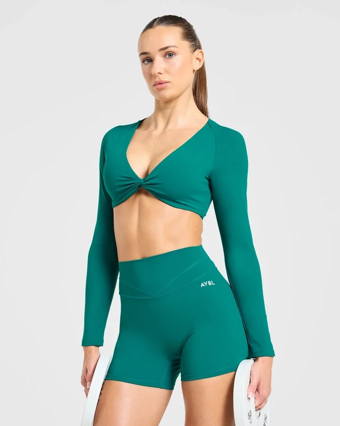 Engage Langarm-Crop-Top