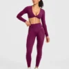Engage Langarm-Crop-Top