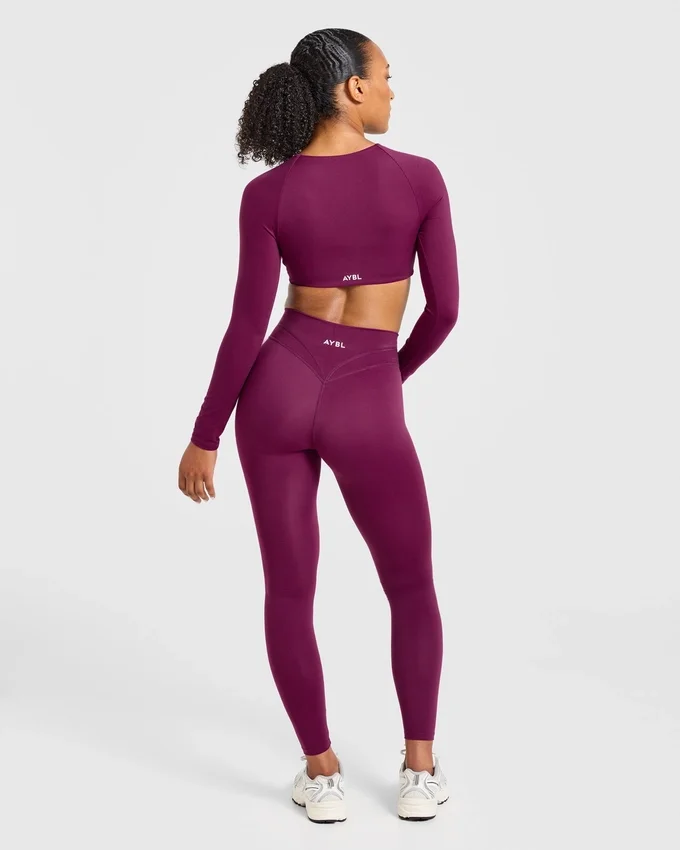 Engage Langarm-Crop-Top