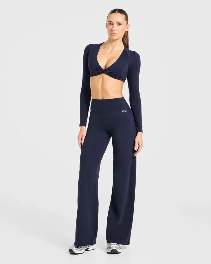 Engage Langarm-Crop-Top