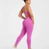 Enhance Nahtloser Ein-Schulter-Sport-BH