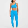 Enhance Nahtloser Ein-Schulter-Sport-BH