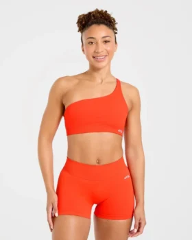 Enhance Nahtloser Ein-Schulter-Sport-BH