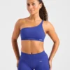 Enhance Nahtloser Ein-Schulter-Sport-BH