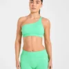Enhance Nahtloser Ein-Schulter-Sport-BH