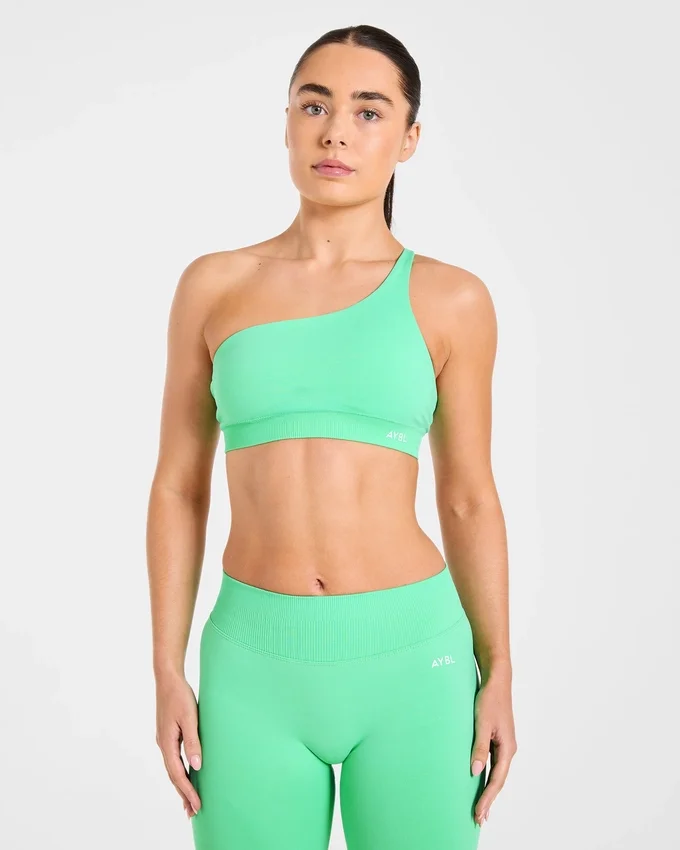Enhance Nahtloser Ein-Schulter-Sport-BH