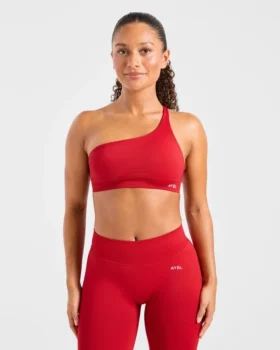 Enhance Nahtloser Ein-Schulter-Sport-BH